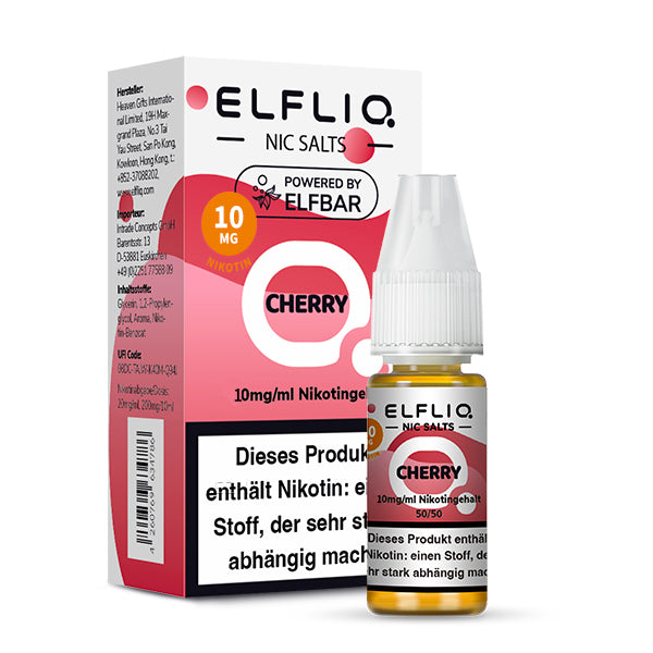 ELFLIQ Cherry Nikotinsalz Liquid - 10 mg/ml