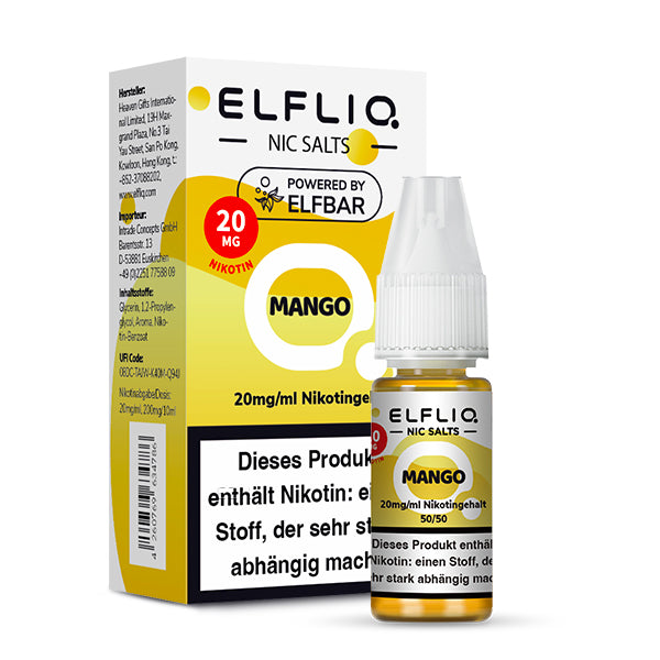 ELFLIQ Mango Nikotinsalz Liquid - 20 mg/ml