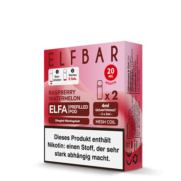 ELFA Prefilled Pod Raspberry Watermelon - 20 mg/ml