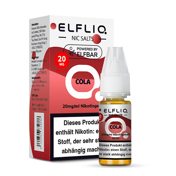ELFLIQ Cola Nikotinsalz Liquid - 20 mg/ml
