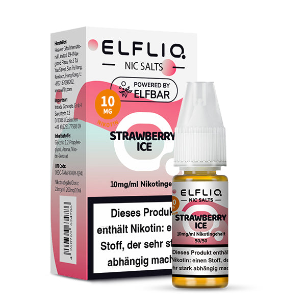 ELFLIQ Strawberry Ice Nikotinsalz Liquid - 10 mg/ml
