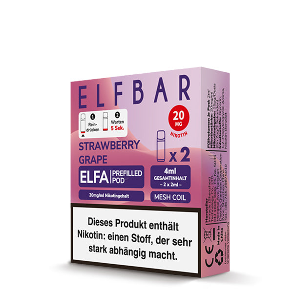 ELFA Prefilled Pod Strawberry Grape - 20 mg/ml