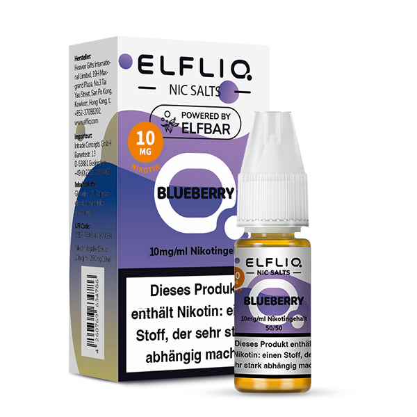 ELFLIQ Blueberry Nikotinsalz Liquid - 10 mg/ml