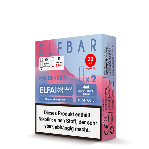 ELFA Prefilled Pod Mix Berries - 20 mg/ml