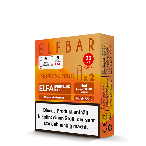 ELFA Prefilled Pod Tropical Fruit - 20 mg/ml