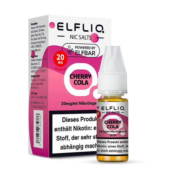 ELFLIQ Cherry Cola Nikotinsalz Liquid - 20 mg/ml