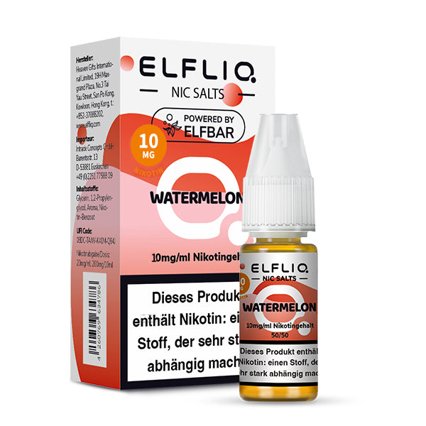 ELFLIQ Watermelon Nikotinsalz Liquid - 10 mg/ml