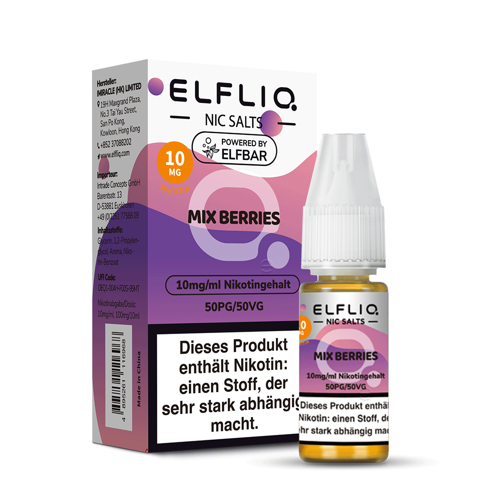 ELFLIQ Mix Berries Nikotinsalz Liquid - 10 mg/ml
