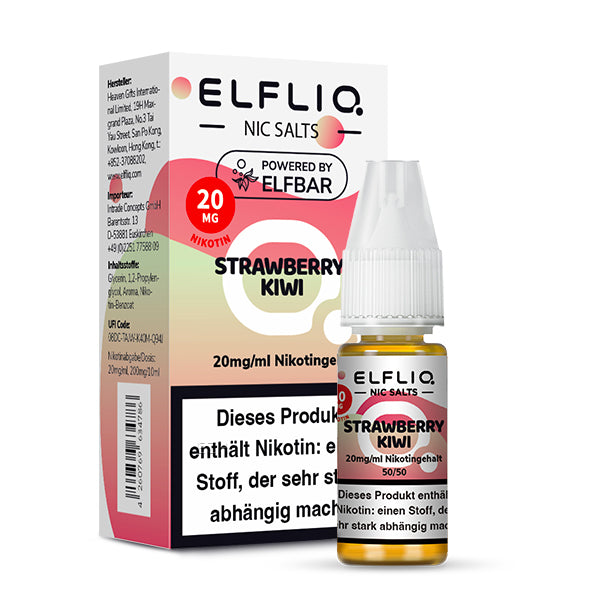ELFLIQ Strawberry Kiwi Nikotinsalz Liquid - 20 mg/ml