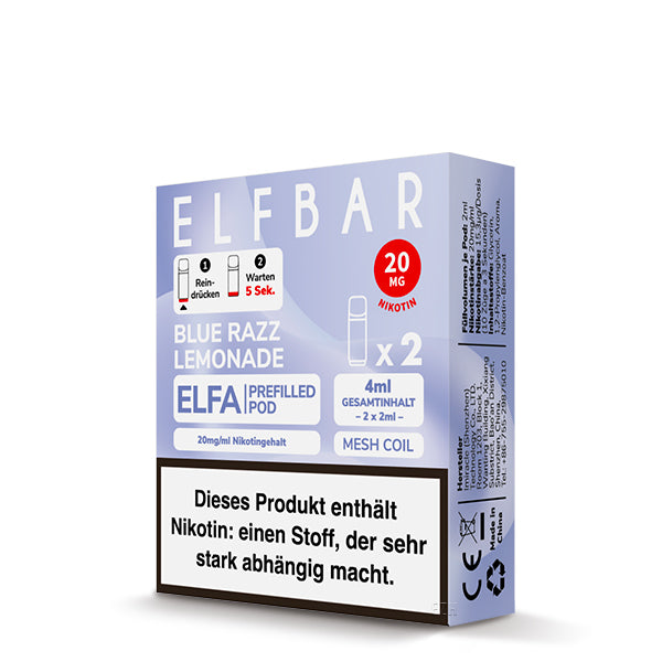 ELFA Prefilled Pod Blue Razz Lemonade - 20 mg/ml