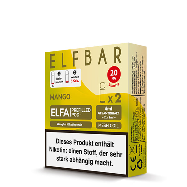 ELFA Prefilled Pod Mango - 20 mg/ml