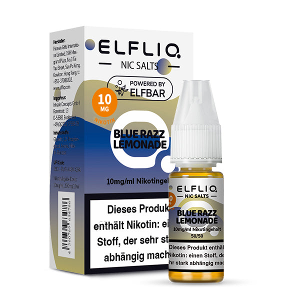 ELFLIQ Blue Razz Lemonade Nikotinsalz Liquid - 10 mg/ml