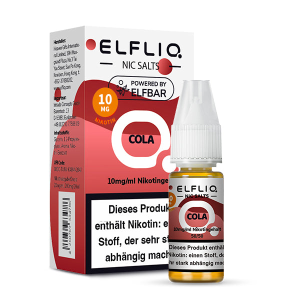 ELFLIQ Cola Nikotinsalz Liquid - 10 mg/ml