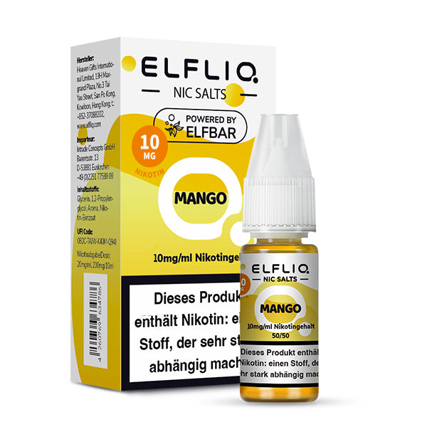 ELFLIQ Mango Nikotinsalz Liquid - 10 mg/ml