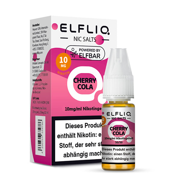 ELFLIQ Cherry Cola Nikotinsalz Liquid - 10 mg/ml