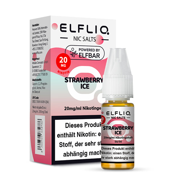 ELFLIQ Strawberry Ice Nikotinsalz Liquid - 20 mg/ml