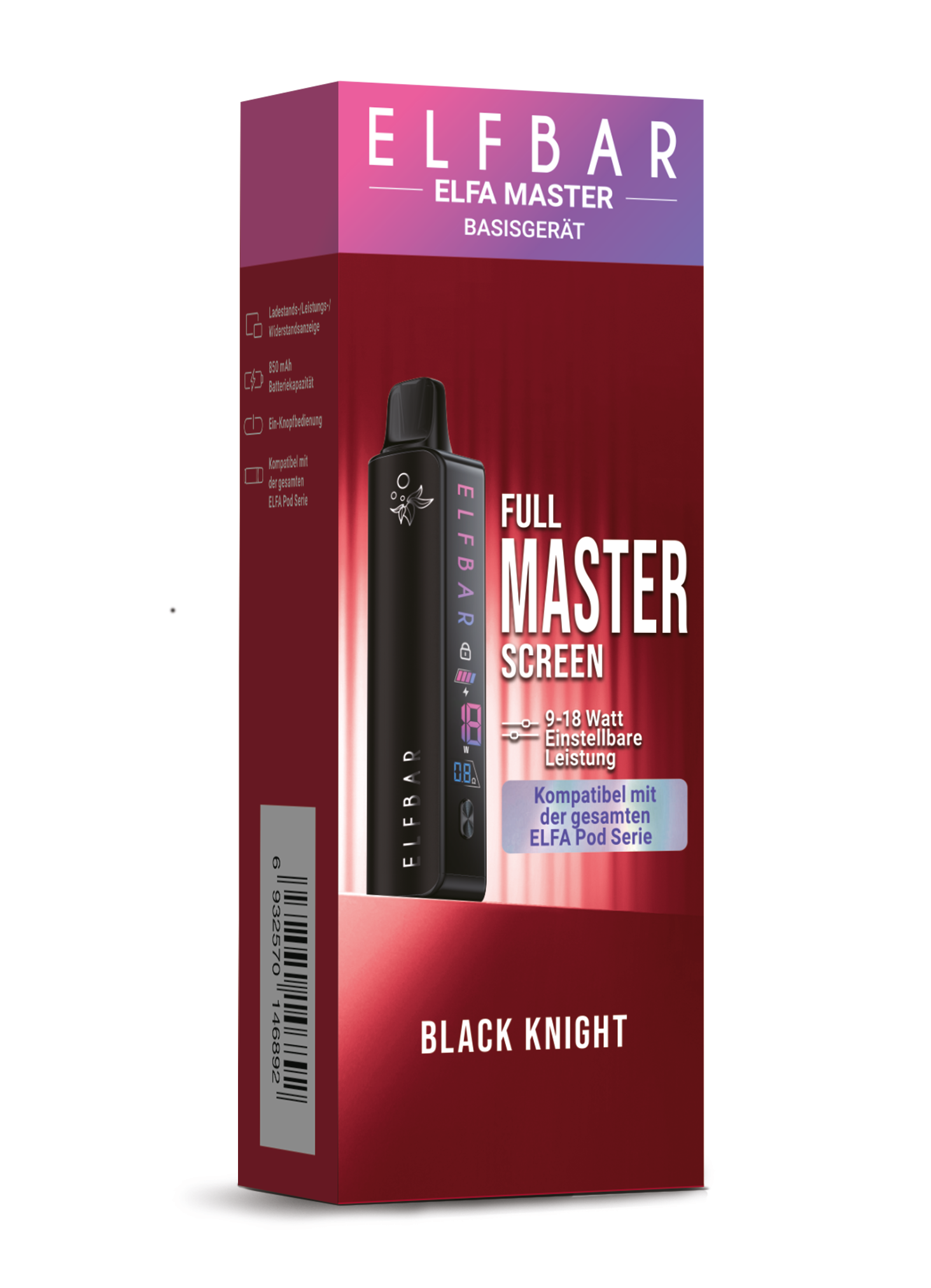 Elfbar Elfa Master Pod Kit Basisgerät - 850 mAh