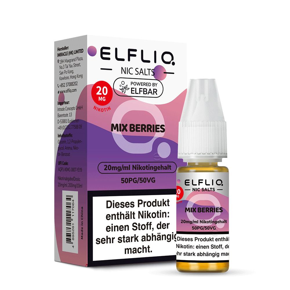 ELFLIQ Mix Berries Nikotinsalz Liquid - 20 mg/ml