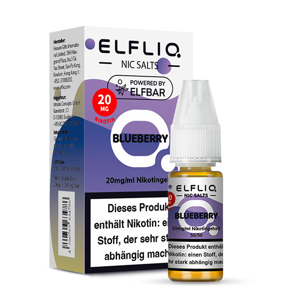 ELFLIQ Blueberry Nikotinsalz Liquid - 20 mg/ml