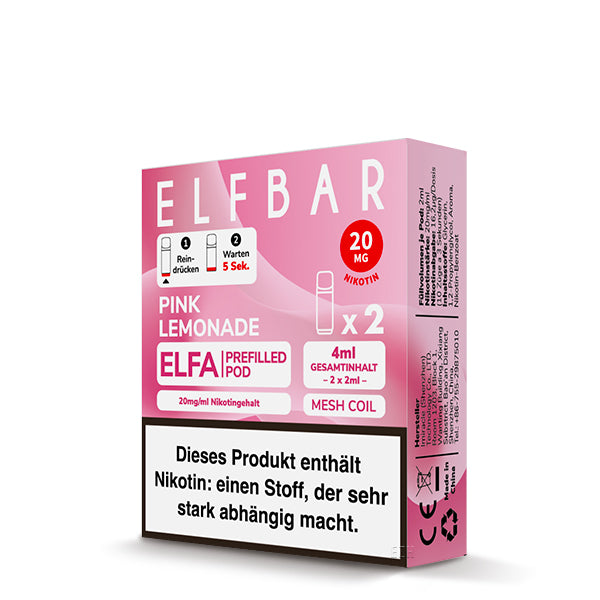 ELFA Prefilled Pod Pink Lemonade - 20 mg/ml